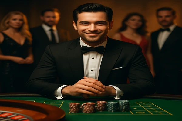 bk3 নিয়ন আলোয় সজ্জিত আধুনিক গেমিং প্ল্যাটফর্মের পরিবেশে রুচিসম্মত উপস্থাপনা