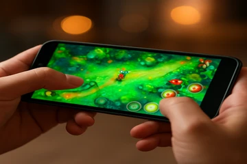 bk3-এর মোবাইল-উপযোগী গেমিং প্ল্যাটফর্ম ইন্টারফেসের একটি